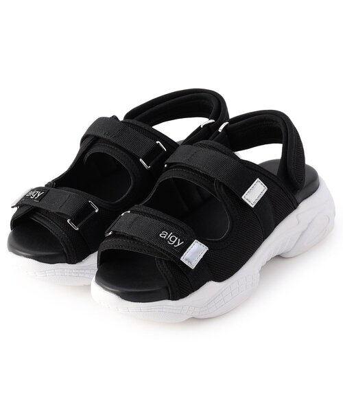 algy（アルジー）の「ベルトスポサン（サンダル・キッズ・オフホワイト/ブラック・21/20/22/24/23）」の4枚目の写真