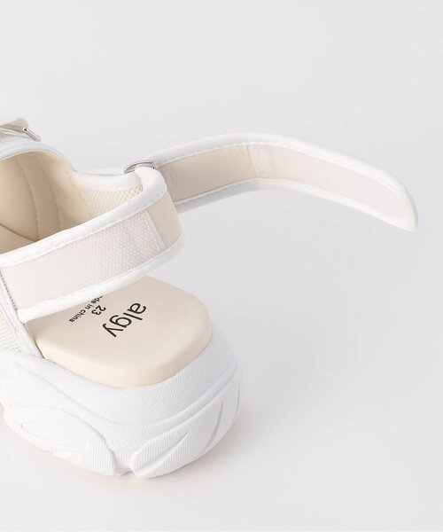 algy（アルジー）の「ベルトスポサン（サンダル・キッズ・オフホワイト/ブラック・21/20/22/24/23）」の9枚目の写真