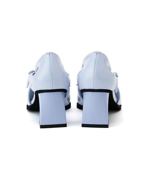 SY UNITED ARROWS(シーユナイテッドアローズ)の「<SY>リボンサイド オープントゥパンプス60●↑(パンプス・レディース・ライトブルー/ブラック/シルバー・22cm/22.5cm/23cm/23.5cm/24cm/24.5cm/25cm)」の7枚目の写真