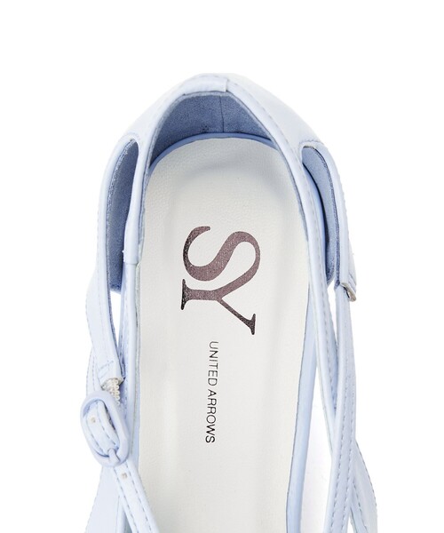 SY UNITED ARROWS(シーユナイテッドアローズ)の「<SY>リボンサイド オープントゥパンプス60●↑(パンプス・レディース・ライトブルー/ブラック/シルバー・22cm/22.5cm/23cm/23.5cm/24cm/24.5cm/25cm)」の9枚目の写真