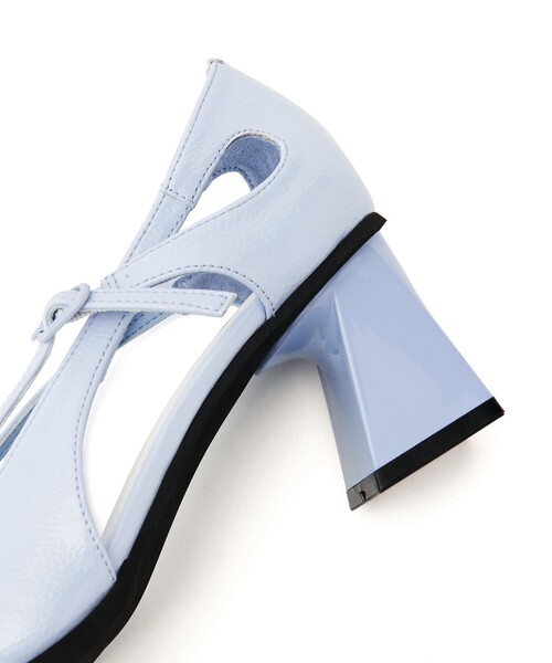 SY UNITED ARROWS(シーユナイテッドアローズ)の「<SY>リボンサイド オープントゥパンプス60●↑(パンプス・レディース・ライトブルー/ブラック/シルバー・22cm/22.5cm/23cm/23.5cm/24cm/24.5cm/25cm)」の11枚目の写真