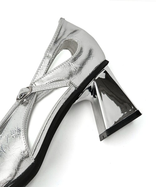 SY UNITED ARROWS(シーユナイテッドアローズ)の「<SY>リボンサイド オープントゥパンプス60●↑(パンプス・レディース・ライトブルー/ブラック/シルバー・22cm/22.5cm/23cm/23.5cm/24cm/24.5cm/25cm)」の14枚目の写真