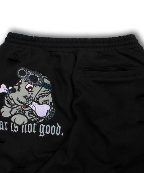 GALFY(ガルフィー)の「【GALFY/ガルフィー】病みに染まりし反戦パンツ(その他パンツ・メンズ・スミクロ/ブラック/ホワイト・L/XL)」の13枚目の写真