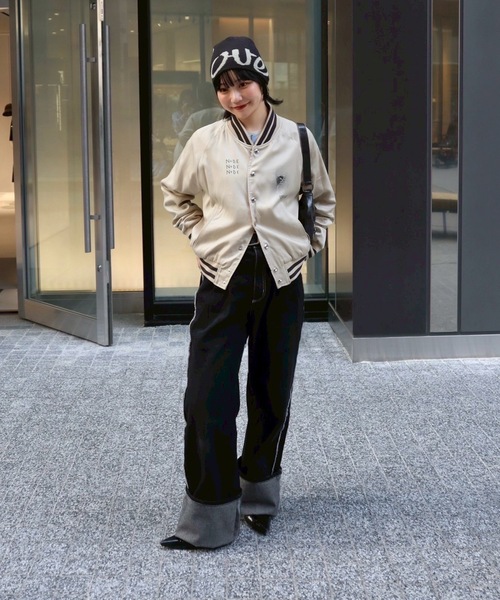 UNDERSTATEMENTs（アンダーステイトメント）の「【ユニセックス】サイドフリンジロールアップデニムパンツ（デニムパンツ・メンズ・ブラック/インディゴブルー・SMALL/MEDIUM/LARGE）」の19枚目の写真