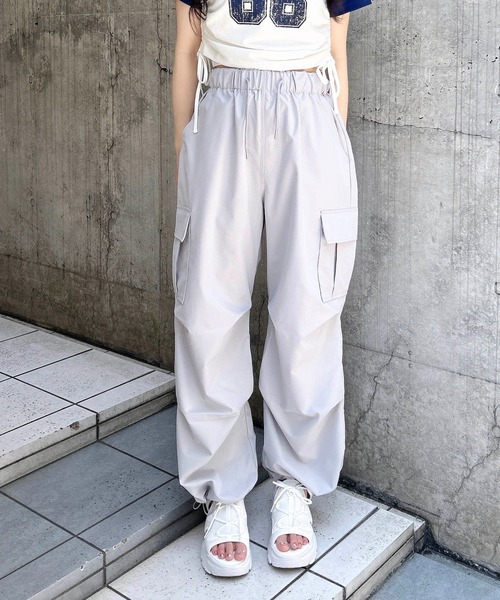 【未使用タグ付美品】INDIA IS BEAUTIFUL イージーカーゴパンツ クーポン】ZIP イージーカーゴパンツ(506004648