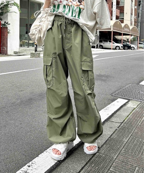 【関税込み】GUIZIO グリーン Anais カーゴパンツ Anais Cargo Pant – Guizio
