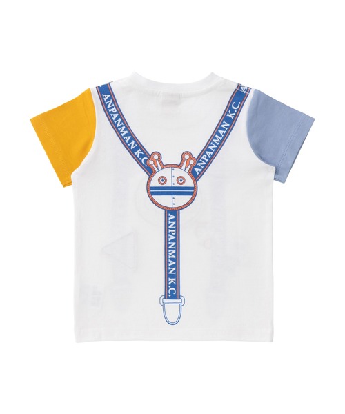 ANPANMAN KIDS COLLECTION(アンパンマンキッズコレクション)の「サスペンダー柄アップリケTシャツ(Tシャツ/カットソー・キッズ・グリーン/オフホワイト・80cm/90cm/110cm/100cm/120cm)」の9枚目の写真