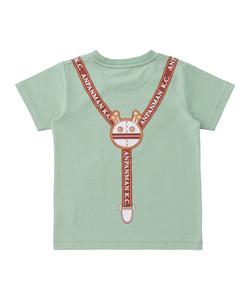ANPANMAN KIDS COLLECTION(アンパンマンキッズコレクション)の「サスペンダー柄アップリケTシャツ(Tシャツ/カットソー・キッズ・グリーン/オフホワイト・80cm/90cm/110cm/100cm/120cm)」の11枚目の写真