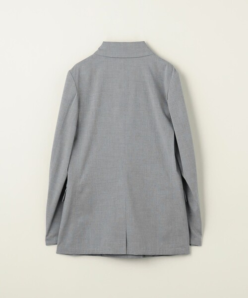 ASTRAET(アストラット)の「<ASTRAET>ピークドラペル 6ボタン ダブルジャケット(テーラードジャケット・レディース・ブラック/ライトグレー・1/0)」の13枚目の写真