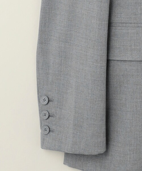 ASTRAET(アストラット)の「<ASTRAET>ピークドラペル 6ボタン ダブルジャケット(テーラードジャケット・レディース・ブラック/ライトグレー・1/0)」の15枚目の写真