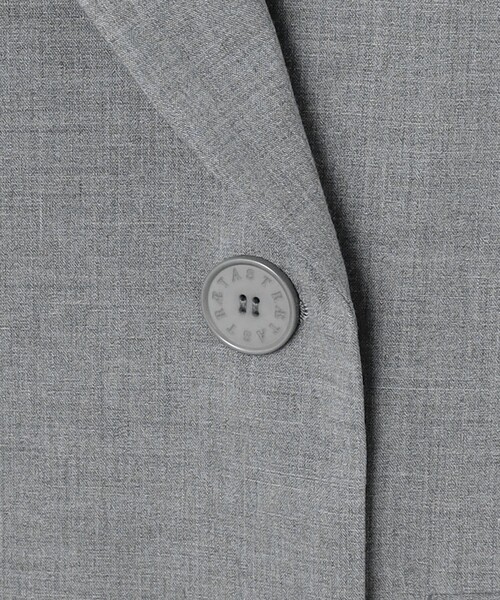 ASTRAET(アストラット)の「<ASTRAET>ピークドラペル 6ボタン ダブルジャケット(テーラードジャケット・レディース・ブラック/ライトグレー・1/0)」の20枚目の写真
