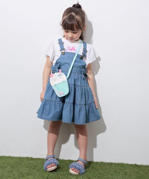 ANY（エニィ）の「しゃらしゃら ショルダーバッグ（ショルダーバッグ・キッズ・サックスブルー系/レッド系・F）」の8枚目の写真