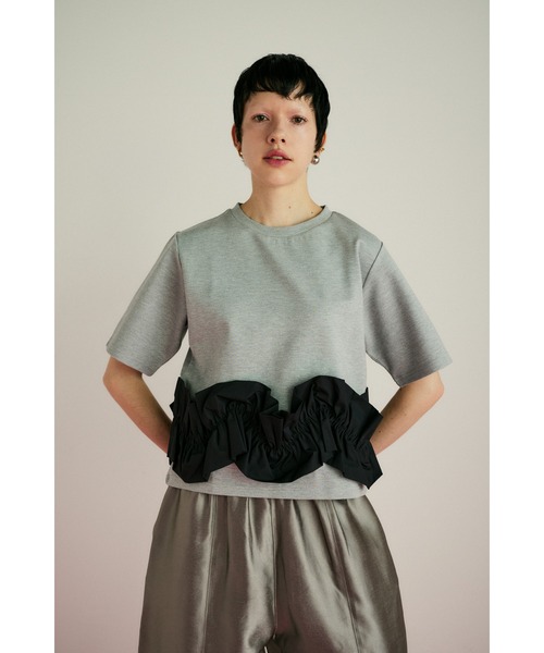 即日発送！完売品！美品！HeRIN.CYE アタッチメントヘムトップス Attachment hem tops アタッチメントヘムトップス（Tシャツ