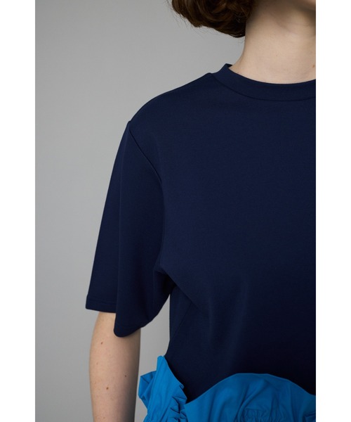 HeRIN.CYE(ヘリンドットサイ)の「Attachment hem tops アタッチメントヘムトップス(Tシャツ/カットソー・レディース・ホワイト/ネイビー/グレー・FREE)」の18枚目の写真