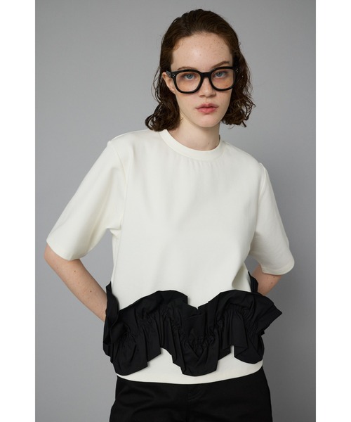即日発送！完売品！美品！HeRIN.CYE アタッチメントヘムトップス HeRIN.CYE tシャツ Attachment hem tops アタッチメントヘム
