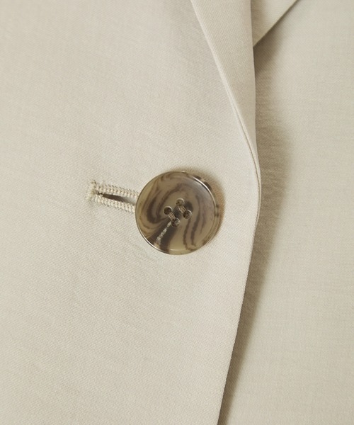 ROPE' PICNIC（ロペピクニック）の「【接触冷感・吸水速乾・防シワ】エフォートレスリラックスハーフスリーブジャケット（テーラードジャケット・レディース・ベージュ/チャコールグレー/ライトグレー・38）」の15枚目の写真