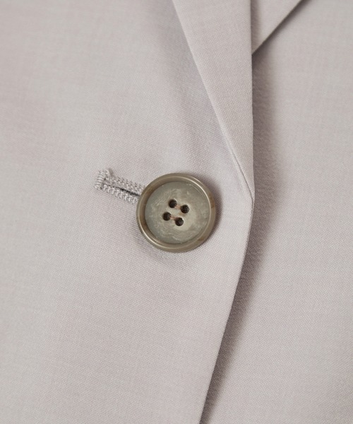 ROPE' PICNIC（ロペピクニック）の「【接触冷感・吸水速乾・防シワ】エフォートレスリラックスハーフスリーブジャケット（テーラードジャケット・レディース・ベージュ/チャコールグレー/ライトグレー・38）」の11枚目の写真