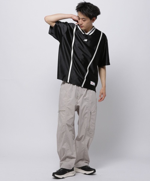 NEW BALANCE(ニューバランス)の「【New Balance(ニューバランス)】Hoops ショートスリーブシューティングトップ(Tシャツ/カットソー・メンズ・ブラック・LARGE)」の3枚目の写真