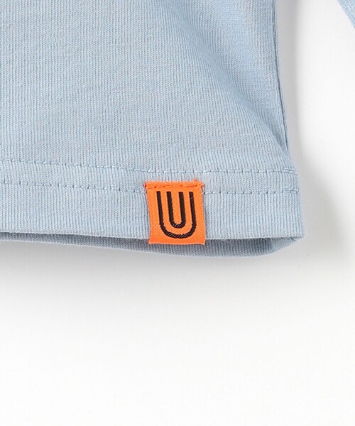 UNIVERSAL OVERALL(ユニバーサルオーバーオール)の「【別注】<UNIVERSAL OVERALL>プリント プルオーバー ロングスリーブ / キッズ 140cm-160cm(Tシャツ/カットソー・キッズ・ライトブルー/ダークグレー・M(140-150cm)/L(160cm))」の6枚目の写真