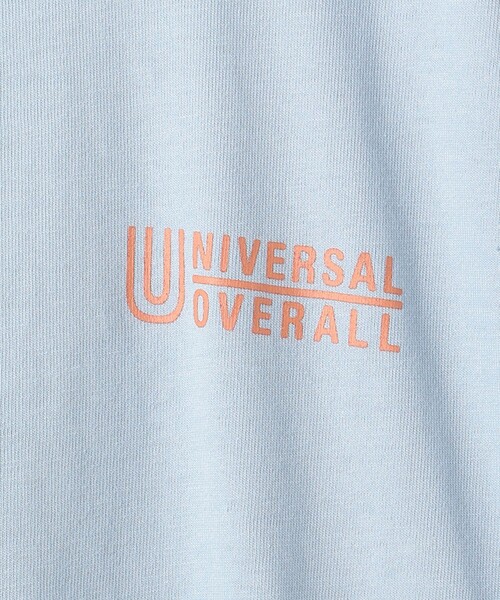 UNIVERSAL OVERALL(ユニバーサルオーバーオール)の「【別注】<UNIVERSAL OVERALL>プリント プルオーバー ロングスリーブ / キッズ 140cm-160cm(Tシャツ/カットソー・キッズ・ライトブルー/ダークグレー・M(140-150cm)/L(160cm))」の7枚目の写真