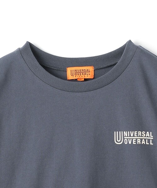 UNIVERSAL OVERALL(ユニバーサルオーバーオール)の「【別注】<UNIVERSAL OVERALL>プリント プルオーバー ロングスリーブ / キッズ 140cm-160cm(Tシャツ/カットソー・キッズ・ライトブルー/ダークグレー・M(140-150cm)/L(160cm))」の11枚目の写真