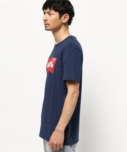 Levi's(リーバイス)の「バットウィングTシャツ ネイビー(Tシャツ/カットソー・メンズ・ネイビー・SMALL/LARGE/MEDIUM/X-SMALL/X-LARGE/XX-LARGE)」の8枚目の写真