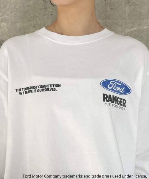 GOOD ROCK SPEED(グッドロックスピード)の「〈GOOD ROCK SPEED〉FORDロンT(Tシャツ/カットソー・レディース・ホワイト・FREE)」の3枚目の写真
