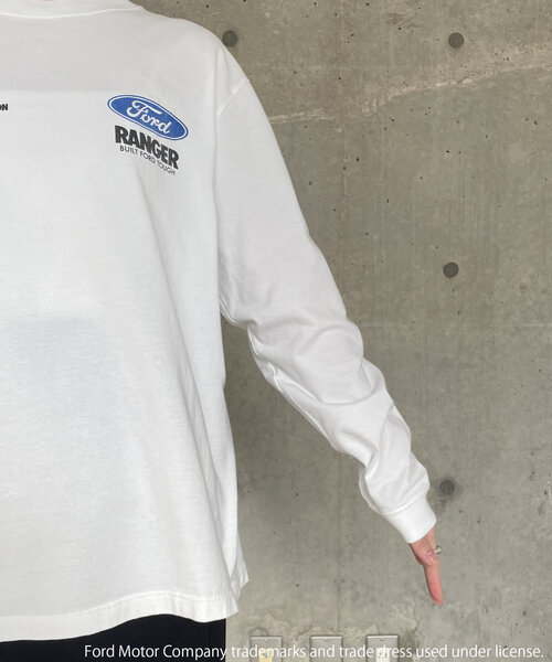 GOOD ROCK SPEED(グッドロックスピード)の「〈GOOD ROCK SPEED〉FORDロンT(Tシャツ/カットソー・レディース・ホワイト・FREE)」の4枚目の写真