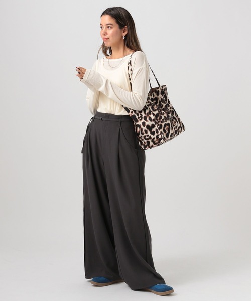 BAYFLOW（ベイフロー）の「[トレンドアイテム]タンク&ロングスリーブTシャツ2Pセット（Tシャツ/カットソー・レディース・ブラック/ピンク/オフホワイト・FREE）」の22枚目の写真