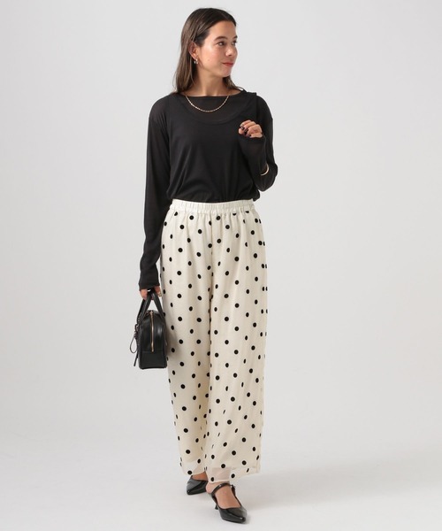 BAYFLOW（ベイフロー）の「[トレンドアイテム]タンク&ロングスリーブTシャツ2Pセット（Tシャツ/カットソー・レディース・ブラック/ピンク/オフホワイト・FREE）」の16枚目の写真