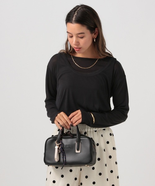 BAYFLOW（ベイフロー）の「[トレンドアイテム]タンク&ロングスリーブTシャツ2Pセット（Tシャツ/カットソー・レディース・ブラック/ピンク/オフホワイト・FREE）」の17枚目の写真