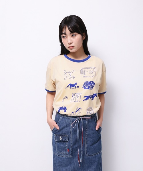 Common Noun(コモン ナウン)の「“HORSE” norahi 半袖T(Tシャツ/カットソー・レディース・ホワイト/ブラック/イエロー/杢グレー/ピンク・L/M)」の11枚目の写真