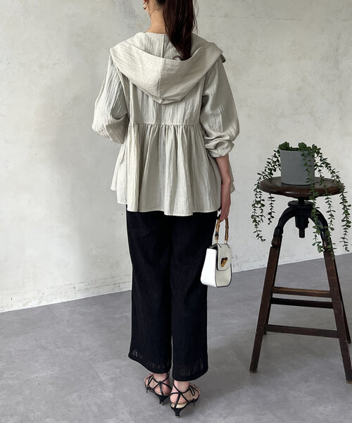 シアーペプラムブルゾン（ブルゾン）｜Chez toi（シェトワ）の