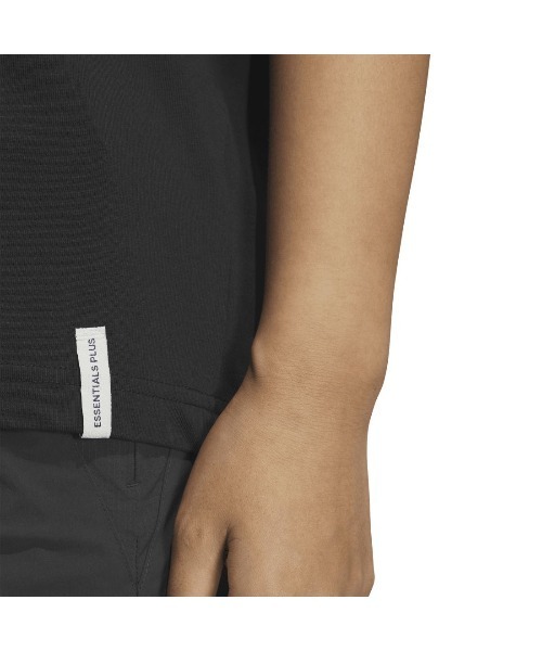 adidas(アディダス)の「アディダス adidas エッセンシャルズ プラス スリーストライプス 半袖Tシャツ(Tシャツ/カットソー・レディース・ブラック/ホワイト・S/M/L/XL)」の11枚目の写真