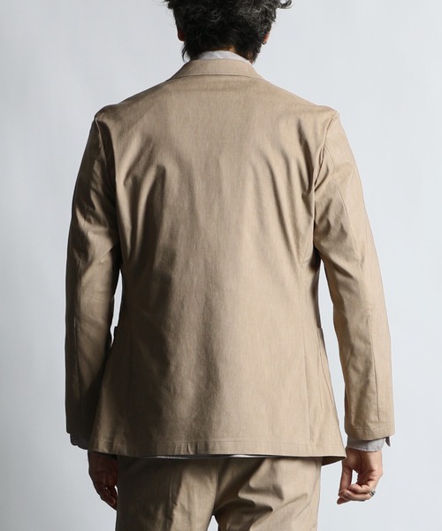 リネン混 セットアップストレッチジャケット ｜The DUFFER of St