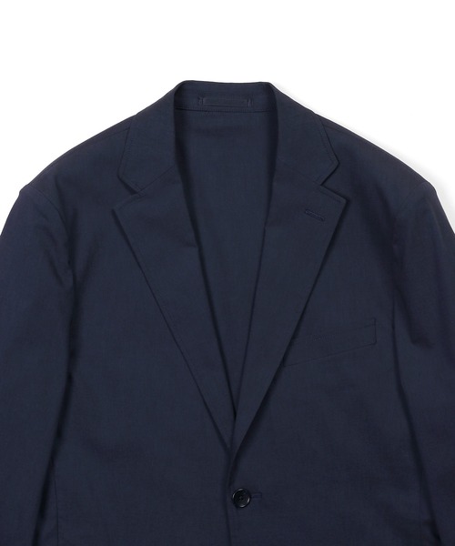 The DUFFER of ST.GEORGE(ザダファーオブセントジョージ)の「LINEN BREND SET UP STRETCH JACKT:リネン混 セットアップ ストレッチジャケット(テーラードジャケット・メンズ・ネイビー/ベージュ・MEDIUM/LARGE/X-LARGE)」の12枚目の写真