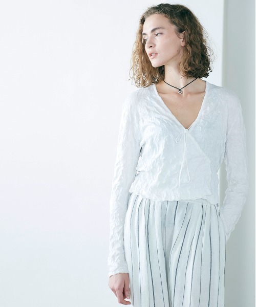 セール】wrinkle knit cardigan（その他トップス）｜WALANCE