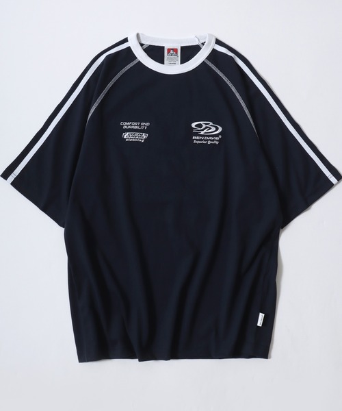 BEN DAVIS/ベンデイビス SIDE STRIPE TEAM TEE/オーバーサイズ