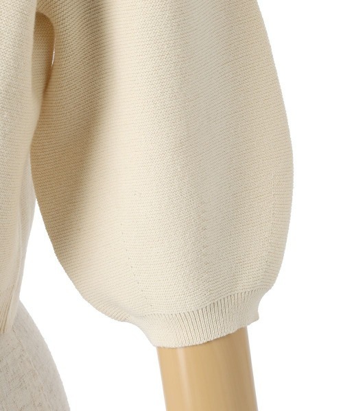 an another angelus（アンアナザーアンジェラス）の「配色ラインバルーンスリーブニットカーディガン/ fint　フィント（カーディガン/ボレロ・レディース・ホワイト×ブルー/ホワイト×グリーン・FREE）」の11枚目の写真