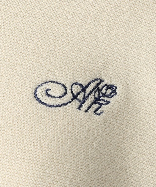 an another angelus（アンアナザーアンジェラス）の「配色ラインバルーンスリーブニットカーディガン/ fint　フィント（カーディガン/ボレロ・レディース・ホワイト×ブルー/ホワイト×グリーン・FREE）」の10枚目の写真