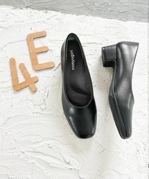 masyugirl（マシュガール）の「【4E 幅広】ふかふか3Dインソール 3.5cmローヒール走れるプレーンパンプス（パンプス・レディース）」