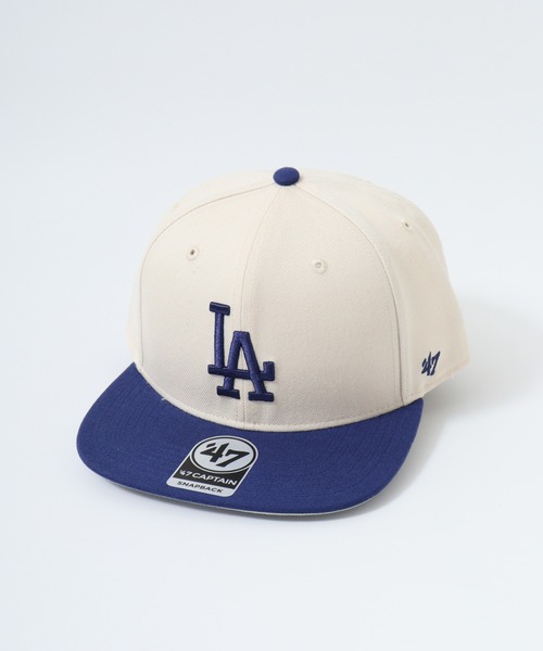 【新品】47 CAPTAIN LA キャップ ブルー MLB公認 '47BRAND LA CAPTAIN キャプテン ベースボールキャップ