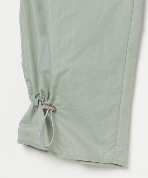 HELIOPOLE（エリオポール）の「PARACHUTE PANTS（その他パンツ・レディース・ブラック/ベージュ/セージグリーン・36/38）」の9枚目の写真