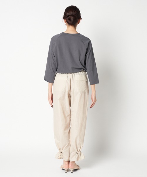 HELIOPOLE（エリオポール）の「PARACHUTE PANTS（その他パンツ・レディース・ブラック/ベージュ/セージグリーン・36/38）」の12枚目の写真