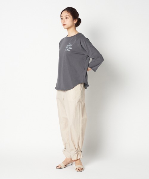 HELIOPOLE（エリオポール）の「PARACHUTE PANTS（その他パンツ・レディース・ブラック/ベージュ/セージグリーン・36/38）」の16枚目の写真