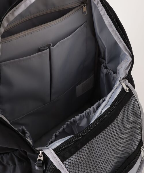 A by MAGASIN DE MODE（エーバイマガジンデモード）の「【A by MAGASIN DE MODE】超軽量！自立型多機能リュック 17ポケット/撥水/A4対応/軽量 SNBD（バックパック/リュック・レディース・グレー/カーキ/ブラック・FREE）」の15枚目の写真
