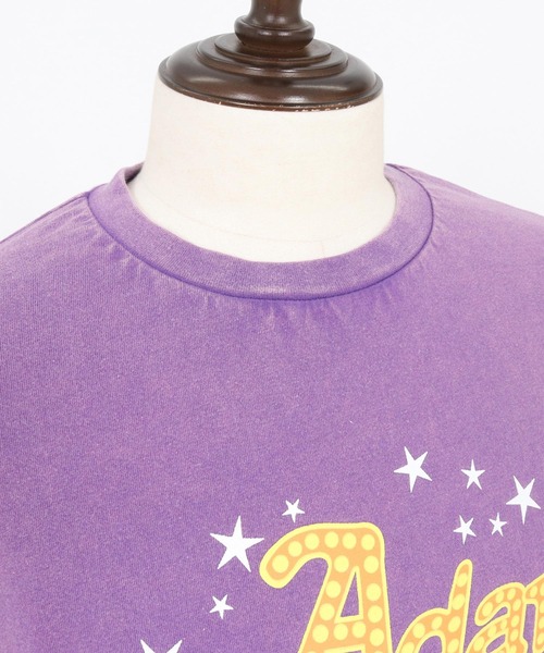 ADAM PATEK(アダムパテック)の「【ADAMPATEK/アダムパテック】disco logo short sleeve T/ディスコロゴプリントT(Tシャツ/カットソー・メンズ・ブラック/パープル/ホワイト・2/1)」の13枚目の写真