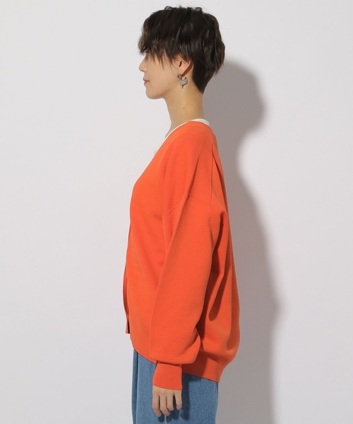 Elura(エルーラ)の「サラサラタッチカーディガン/291204(カーディガン/ボレロ・レディース・ブルー/ネイビー/ダークネイビー/オレンジ・FREE)」の20枚目の写真