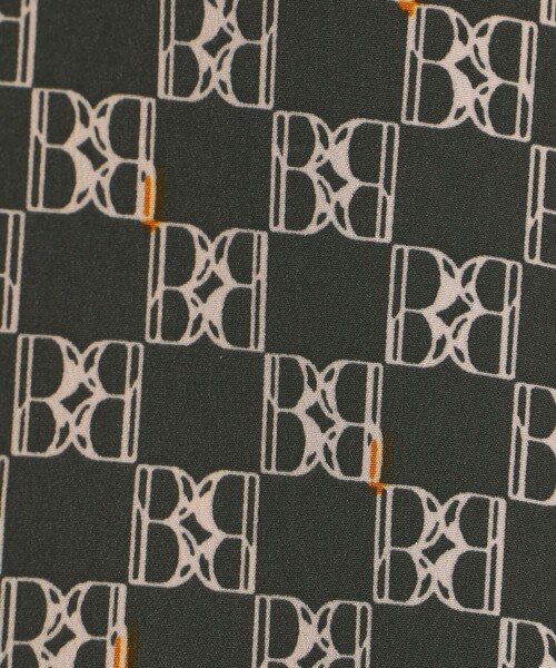 セール】BBタイポグラフィプリント フレアスリーブワンピース