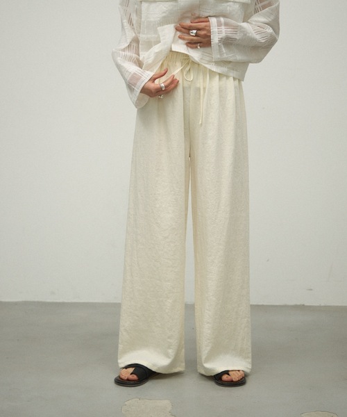 Waist Spindle Easy Pants / ウエストスピンドルイージーパンツ